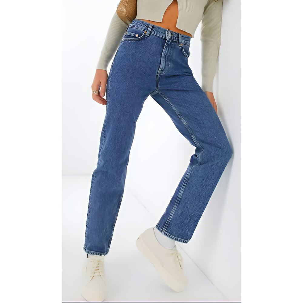 & Other Stories Blue Straight Leg Jeans